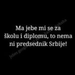 Diploma i predsednik Srbije